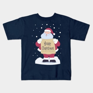 Cool Santa Christmas - Happy Christmas and a happy new year! - Available in stickers, clothing, etc Kids T-Shirt